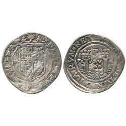 Lima, Peru, 2 reales, Philip II, assayer R (Rincon), motto as PL-VSV-L, obverse legend ending in HIS