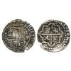 Image 1 : Lima, Peru, cob 1 real, Philip II, assayer Diego de la Torre, *-oD to left, I-P to right.
