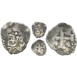 Lima, Peru, cob 1/2 real, 1724.