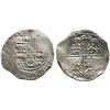 Image 1 : Potosi, Bolivia, cob 8 reales, Philip III, assayer not visible, probably from the Atocha (1622).