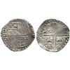 Image 1 : Potosi, Bolivia, cob 8 reales, (16)29T, heavy-dot borders, denomination oVIII, quadrants of cross tr