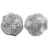 Image 1 : Potosi, Bolivia, cob 8 reales, 1723Y.