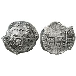 Potosi, Bolivia, cob 8 reales, 1740M.