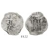 Image 1 : Potosi, Bolivia, cob 2 reales, 1668E.