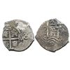 Image 1 : Potosi, Bolivia, cob 2 reales, 1691VR.