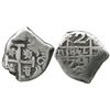 Image 1 : Potosi, Bolivia, cob 2 reales, 1743/2C/P, unique overdate.