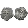 Image 1 : Potosi, Bolivia, cob 2 reales, 1743C.
