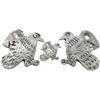 Image 1 : Potosi, Bolivia, cob 1 real, date and assayer not visible, cut into bird shape after striking.