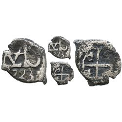 Potosi, Bolivia, cob 1/2 real, 1723.