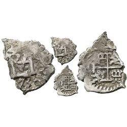 Potosi, Bolivia, cob 1/2 real, 1736.