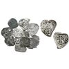 Image 1 : Lot of 12 of Potosi, Bolivia, cob 1/2R of Philip V, various dates (1702-1735), where visible.