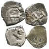 Image 1 : Lot of 4 Potosi, Bolivia, cob 1/2R of Ferdinand VI, various dates (1747-54), where visible.