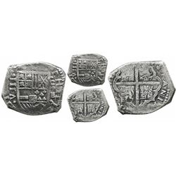Cartagena, Colombia, cob 8 reales, 16(3?)E, C-E to right, rare, from the Concepcion (1641), with Las