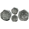 Image 1 : Cartagena, Colombia, cob 4 reales, (16)29E, RN-E to left, very rare, from the Concepcion (1641), wit
