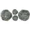 Image 1 : Cartagena, Colombia, cob 4 reales, 1633E, C-E to right, very rare, from the Concepcion (1641).