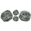Image 1 : Bogota, Colombia, cob 2 reales, Philip IV, assayer P (1627-32), NR-P to left, lions and castles tran