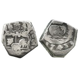 Guatemala, cob 2 reales, 1743(J).