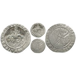 Granada, Spain, 1/4 real, Ferdinand-Isabel, assayer not visible.
