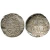 Image 1 : Seville, Spain, cob 8 reales, Philip II, assayer C at 4 o'clock outside tressure around cross, rare.