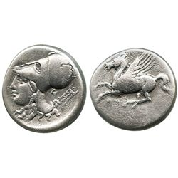 Akarnania, Anaktorion, AR stater, pegasus, ca. 350-300 BC.