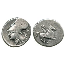 Akarnania, Leukas, AR stater, pegasus, ca. 320-280 BC.