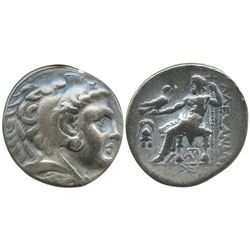 Kings of Macedon, AR tetradrachm, Alexander III (the Great, 336-323 BC), Pella mint (?), ca. 275-270