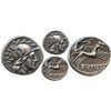 Image 1 : Roman Republic, AR denarius, L. Rutilius Flaccus, 77 BC, Rome mint.
