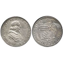 Habsburg Austria (Hall mint), thaler, Archduke Leopold, 1620, encapsulated NGC AU 53.