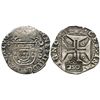 Image 1 : Brazil, 250 reis, crowned-"2S0" countermark (1663) on a Lisbon, Portugal, 200 reis of Joao IV.