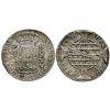 Image 1 : Brazil (Bahia mint), 960 reis, 1816-R, struck over an Argentina (Potosi) "sunface" 8 reales or 8 sol