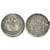 Image 1 : Santiago, Chile, bust 2 reales, Ferdinand VII transitional ("admiral's bust"), 1811FJ.