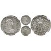 Image 1 : Santiago, Chile, bust 1/2 real, Ferdinand VII, 1813FJ, encapsulated NGC MS 64, finest known graded b