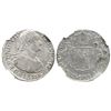 Image 1 : Bogota, Colombia, bust 2 reales, Ferdinand VII (bust of Charles IV), 1819FJ, encapsulated NGC XF 45.