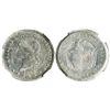 Image 1 : Bogota, Colombia, 5 decimos, 1868, encapsulated NGC AU 50, finest known graded by NGC, rare first da