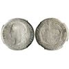 Image 1 : Bogota, Colombia, 50 centavos, 1874, denomination as "cincuenta," encapsulated NGC AU 55.