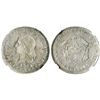 Image 1 : Medellin, Colombia, 5 decimos, 1875/4, encapsulated NGC AU 53.