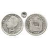 Image 1 : Ecuador (struck in Lima, Peru), 1 decimo, 1893-LIMA, with small star countermark for the Galapagos I