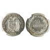 Image 1 : Ecuador, copper-nickel 10 centavos, 1919, encapsulated NGC MS 66, finest known specimen graded by NG