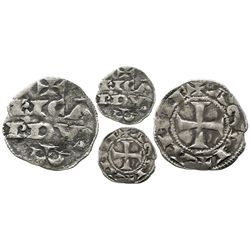 Anglo-Gallic Aquitaine, France, denier, Richard I "lionheart" (1169-85), RICARDVS on obverse, cross