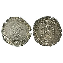 Franche-Comte (Besancon), Burgundy, France, Philip II of Spain (1555-1598), billon carolus, 1594, Do