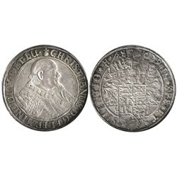 Brunswick-Luneberg-Celle (Duchy), German States, thaler, Christian, 1629H-S, encapsulated NGC XF 45.