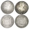 Image 1 : Lot of 2 Guatemala bust 2 reales of Charles IV: 1803M and 1804M.