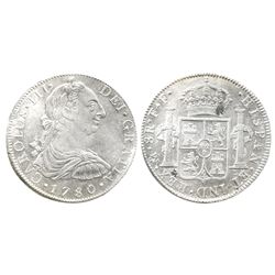 Mexico City, Mexico, bust 8 reales, Charles III, 1780FF.