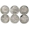 Image 1 : Lot of 3 Mexico City, Mexico, bust 8 reales, Charles III, 1786FM.
