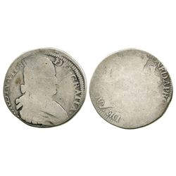 Zacatecas, Mexico, bust 8 reales, Ferdinand VII, (1811-12), rare type.