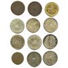 Image 2 : Lot of 12 Mexican Republic cap-and-rays coins (eleven 8R and one 4R), (sold as is, no returns)