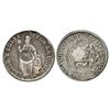 Image 1 : Philippines (under Spain), 8 reales, Isabel II, crowned "Y.II" countermark (1834) on a Lima 8R