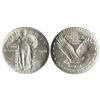 Image 1 : USA (Denver mint), 25 cents standing Liberty quarter, 1918-D, encapsulated PCI AU58.