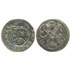 Image 1 : Caracas, Venezuela, copper 1/4 real, 1816, large date, with unidentified countermark "F O" in large