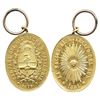 Image 1 : Argentina, oval gold medal, 1881, Campaign for Rio Negro, with ring at top, rare.